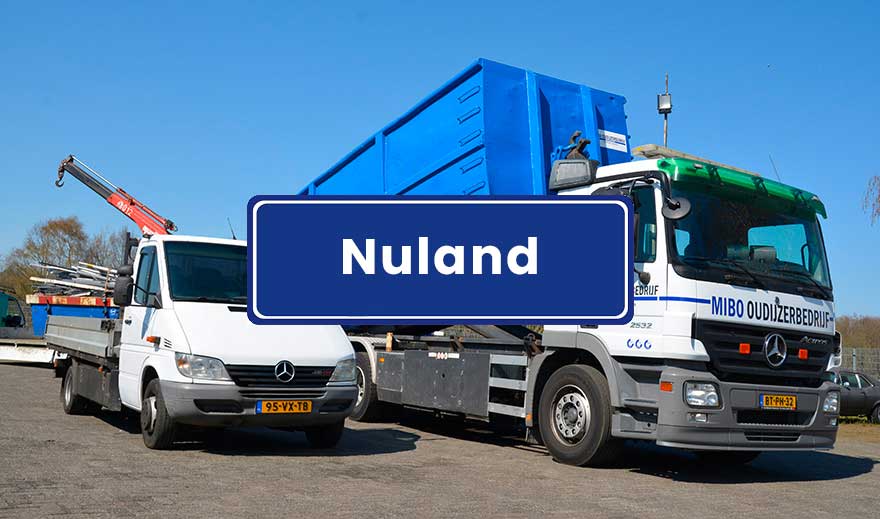Oud ijzer ophalen Nuland